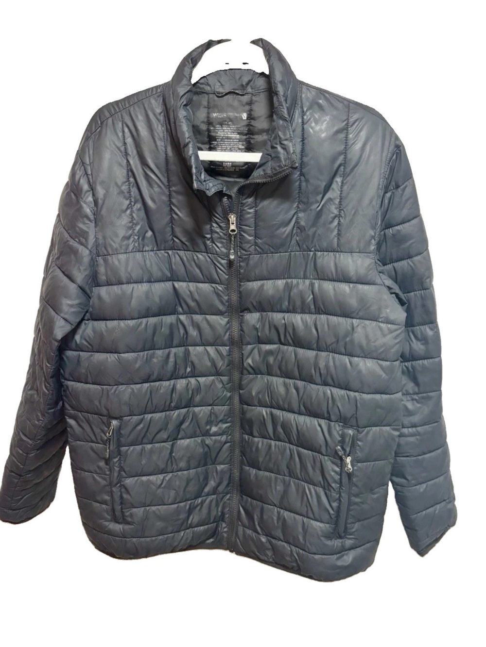Swiss Tech Black Quilted Jacket